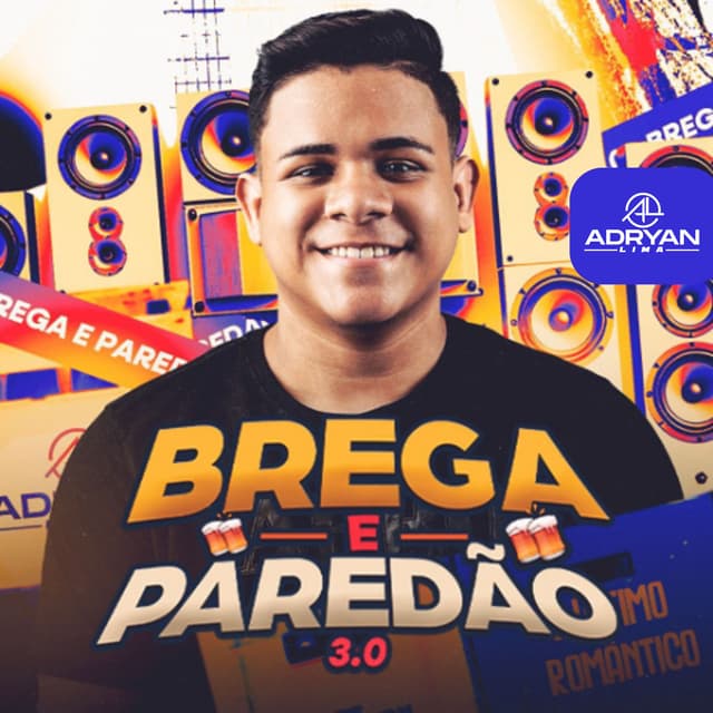 Album cover art for Brega e Paredão 3.0
