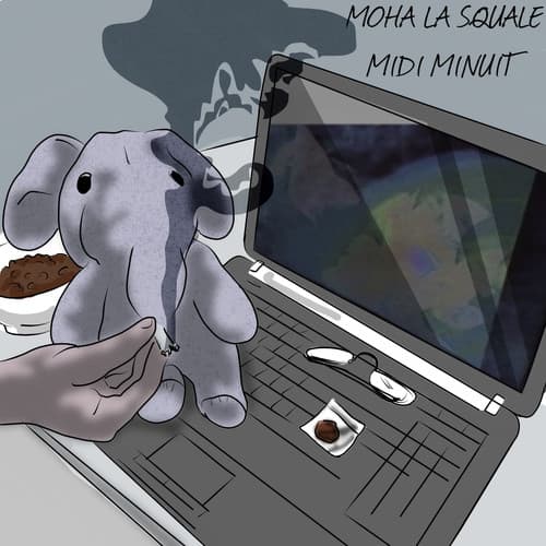 Album cover art for Midi minuit