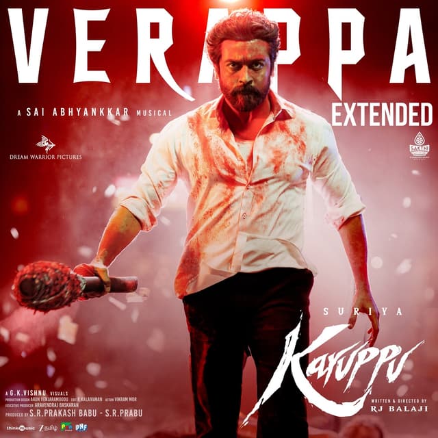 Album cover art for Verappa - Extended (From "Karuppu") - Single