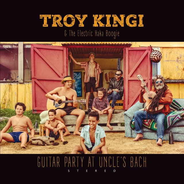 Album cover art for Guitar Party at Uncles Bach