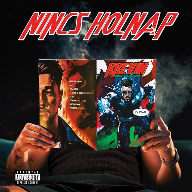 Album cover art for NINCS HOLNAP