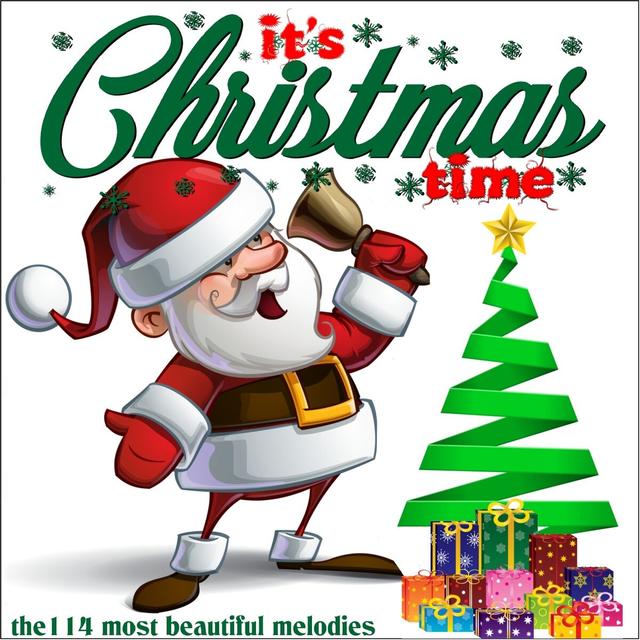 Album cover art for It's Christmas time - The 114 most beautiful melodies