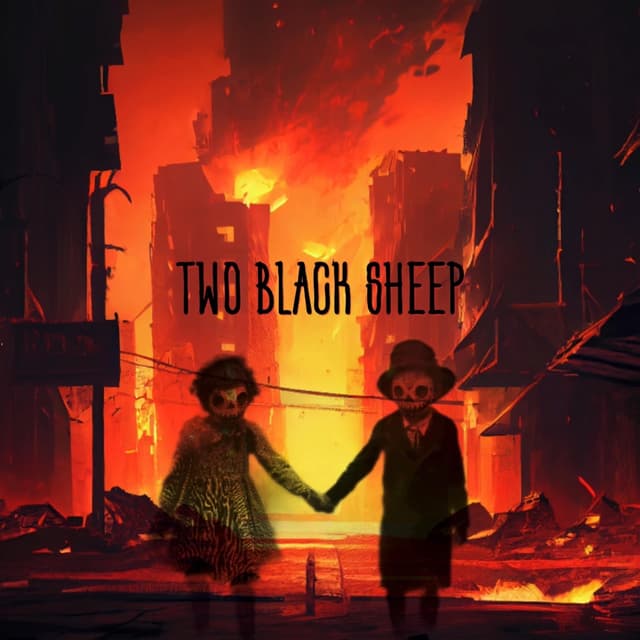 Album cover art for Two Black Sheep