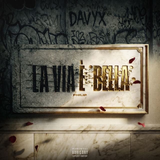 Album cover art for LA VIA È BELLA