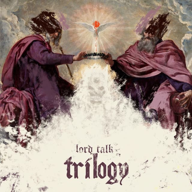 Album cover art for Lord Talk Trilogy