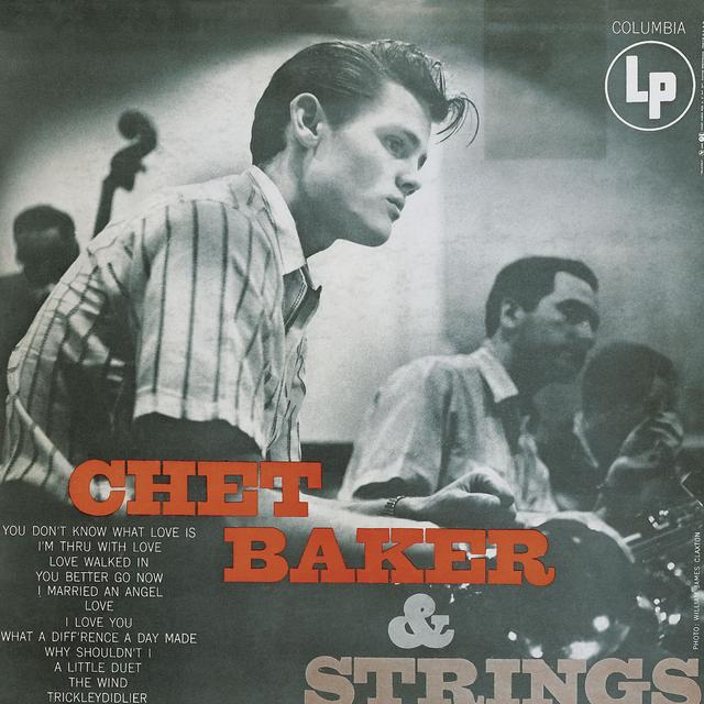 Album cover art for Chet Baker & Strings