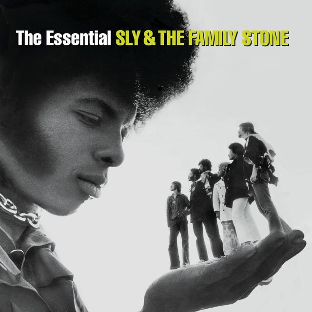 Album cover art for The Essential Sly & The Family Stone