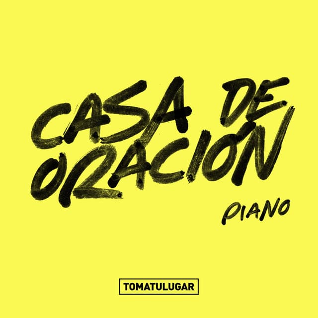 Album cover art for Casa de oración (Piano)