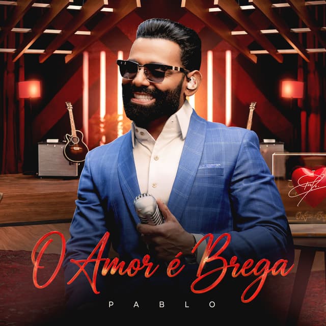 Album cover art for O Amor é Brega