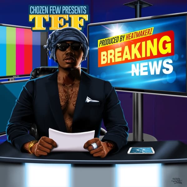 Album cover art for Breaking News