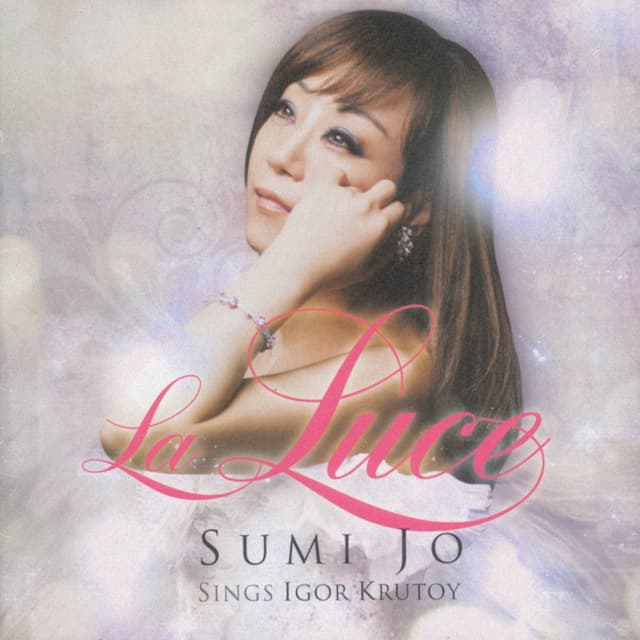 Album cover art for La Luce - Sumi Jo Sings Igor Krutoy