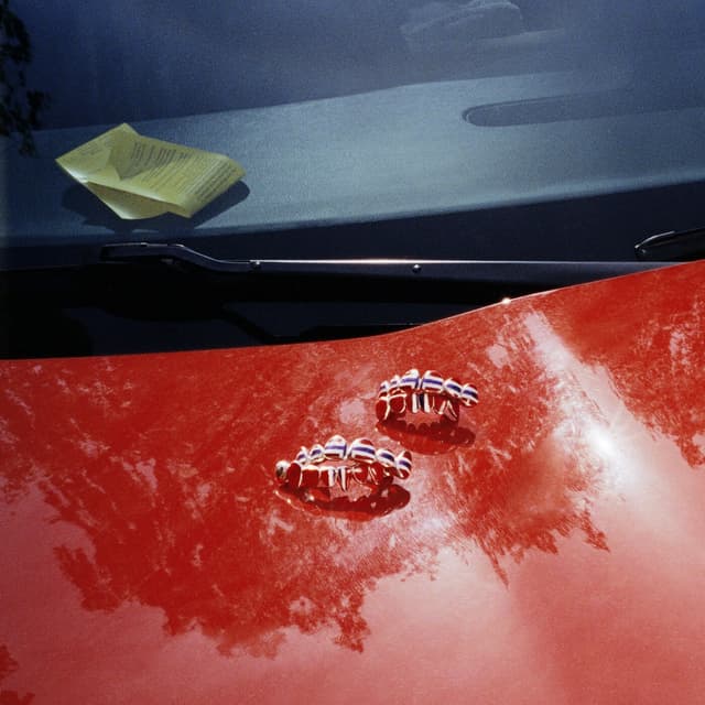 Album cover art for RØDT HVITT BLÅTT