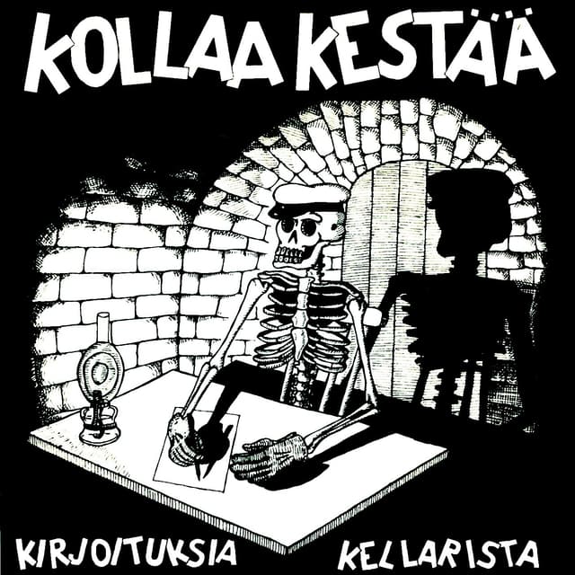 Album cover art for Kirjoituksia kellarista