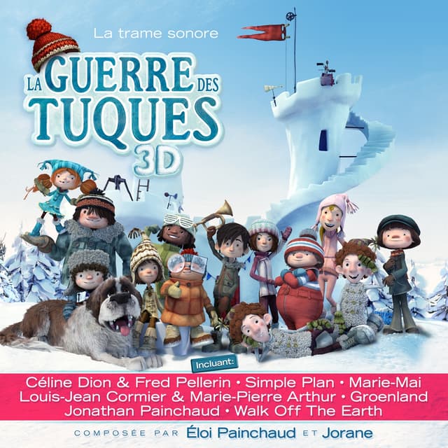 Album cover art for La guerre des tuques 3D