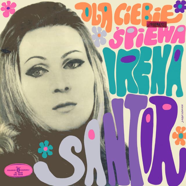 Album cover art for Dla ciebie śpiewa Irena Santor