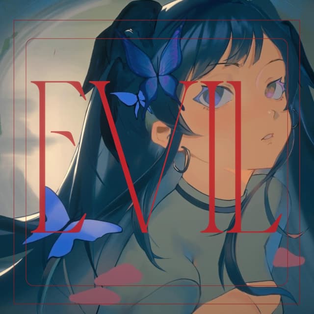 Album cover art for EVIL (Rock Version)