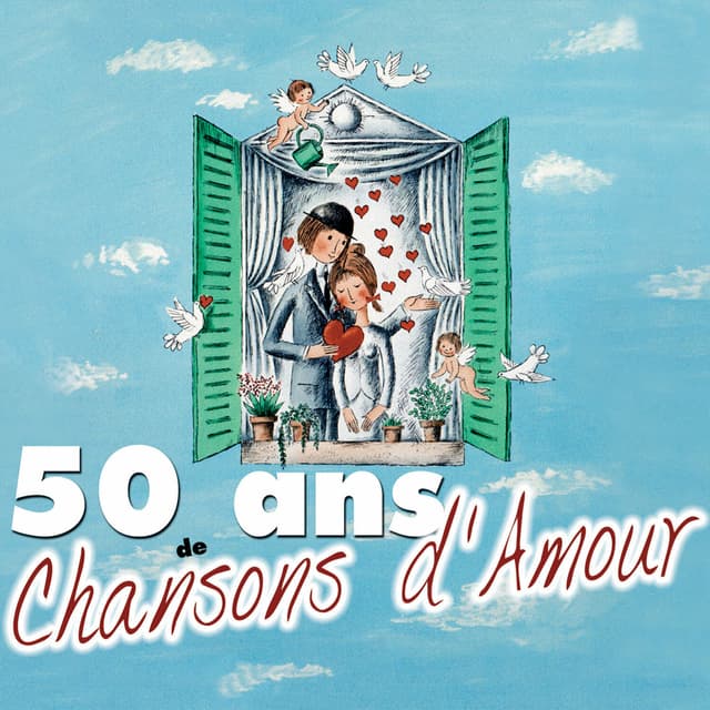 Album cover art for 50 Ans de Chansons d'Amour