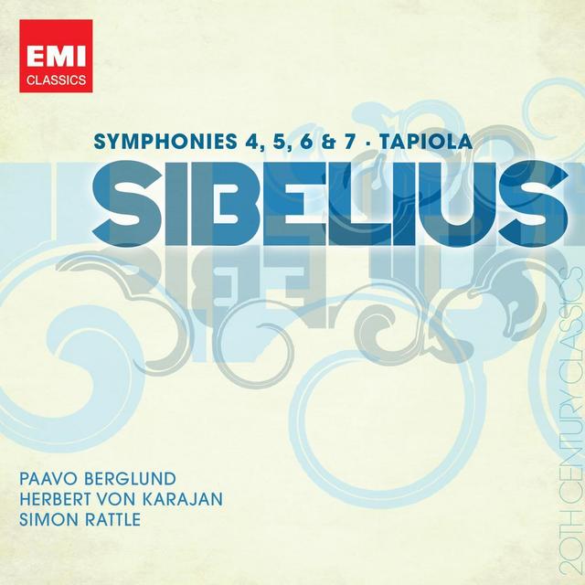 Album cover art for Sibelius : Symphony 4, 5, 6 & 7