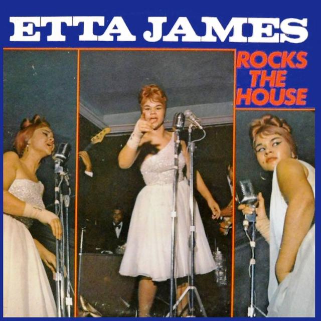 Album cover art for Etta James Rocks the House