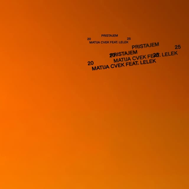 Album cover art for Pristajem