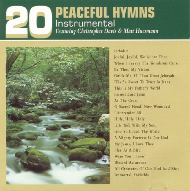 Album cover art for 20 Peaceful Hymns