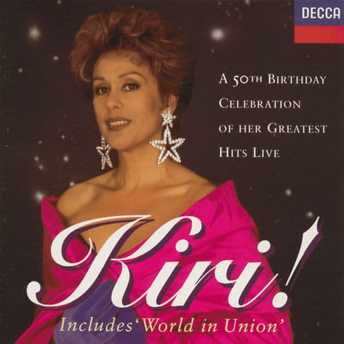 Album cover art for Kiri! A 50th Birthday Celebration of her Greatest Hits Live