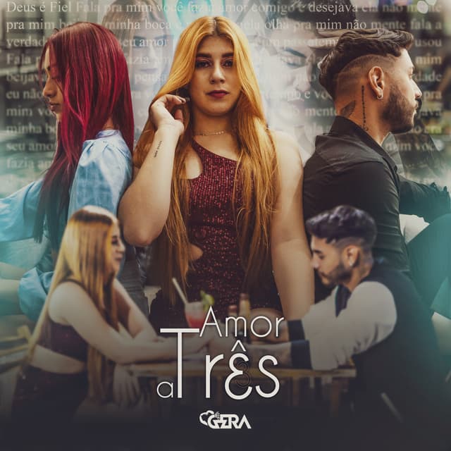 Album cover art for Amor a Três