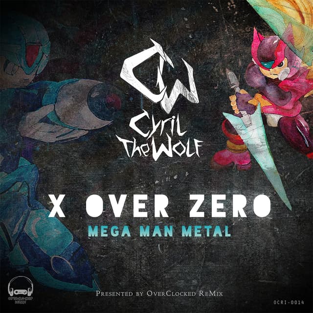 Album cover art for X over Zero: Mega Man Metal