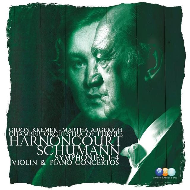Album cover art for Schumann : Symphonies 1-4 & Violin & Piano Concertos