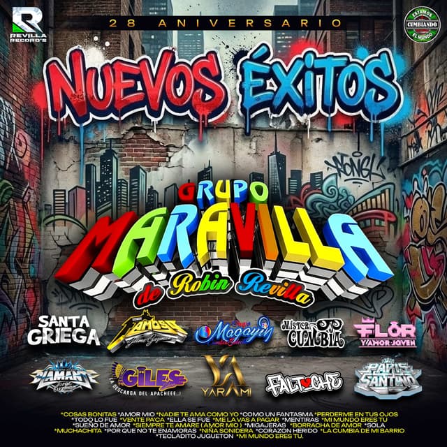 Album cover art for 28 Aniversario Nuevos Exitos