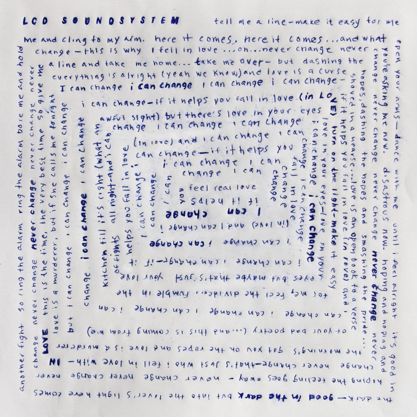 Lyric cover art