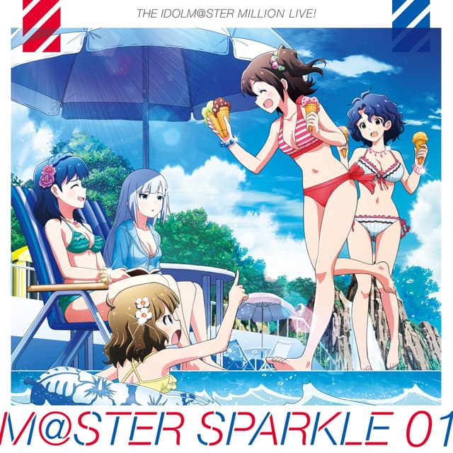 Album cover art for THE IDOLM@STER MILLION LIVE! M@STER SPARKLE 01