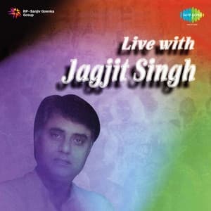 Album cover art for Live With Jagjit Singh