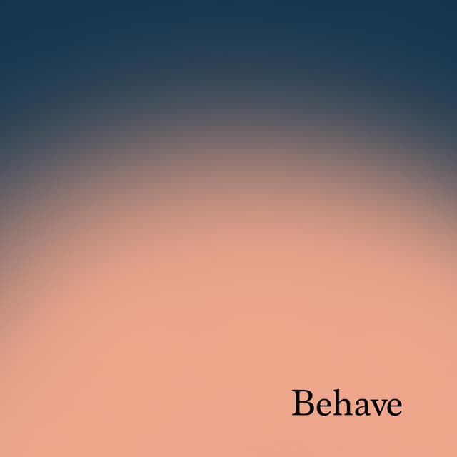 Album cover art for Behave