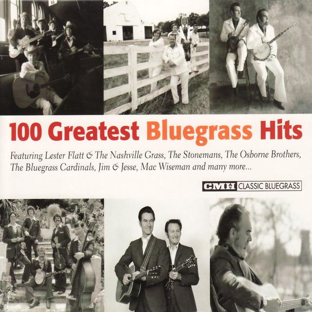 Album cover art for 100 Greatest Bluegrass Hits