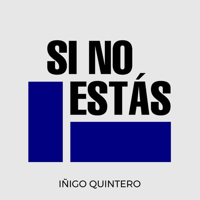 Album cover art for Si No Estás