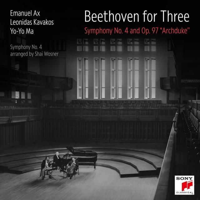 Album cover art for Beethoven for Three: Symphony No. 4 and Op. 97 "Archduke"