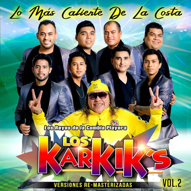 Album cover art for Lo Más Caliente de la Costa, Vol. 2