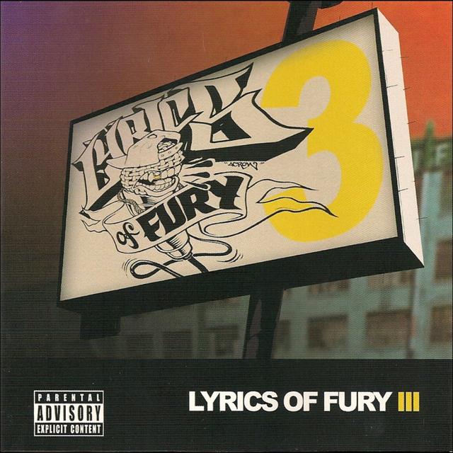 Album cover art for Lyrics Of Fury III