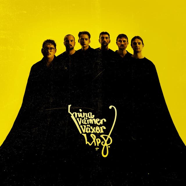 Album cover art for Mina vänner växer upp