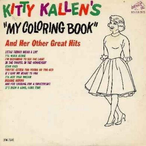 Album cover art for Kitty Kallen's My Coloring Book And Her Other Great Hits