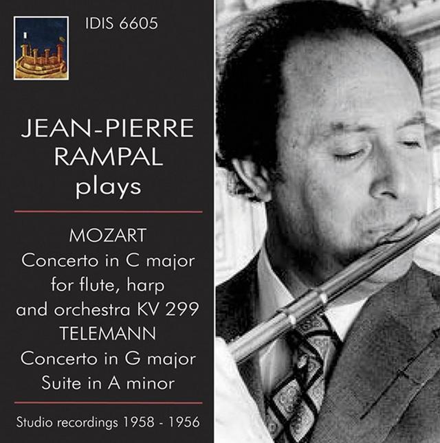 Album cover art for Plays Mozart & Telemann (1956,1958)