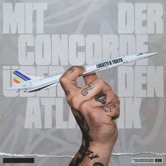 Album cover art for Mit der Concorde über den Atlantik