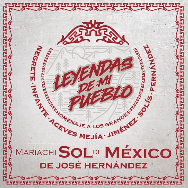 Album cover art for Leyendas de Mi Pueblo