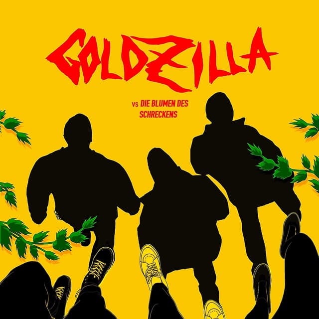 Album cover art for Goldzilla vs die Blumen des Schreckens