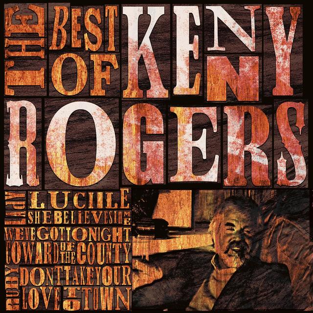 Album cover art for The Best of Kenny Rogers