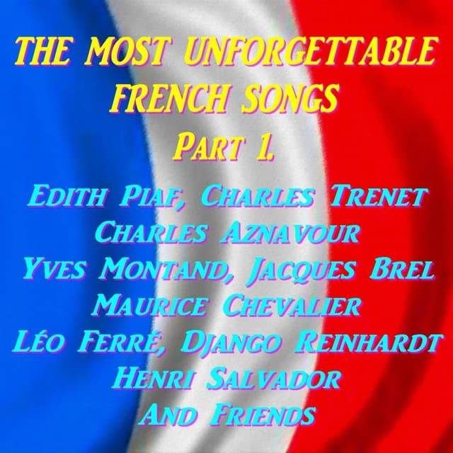 Album cover art for The Most Unforgettable French Songs