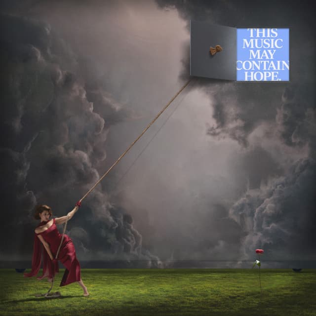 Album cover art for THIS MUSIC MAY CONTAIN HOPE.