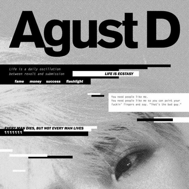 Album cover art for Agust D