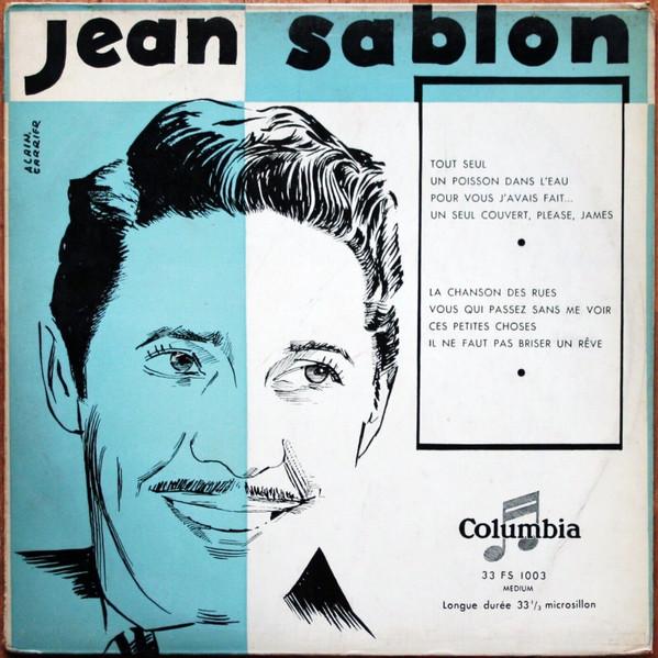 Album cover art for Jean Sablon